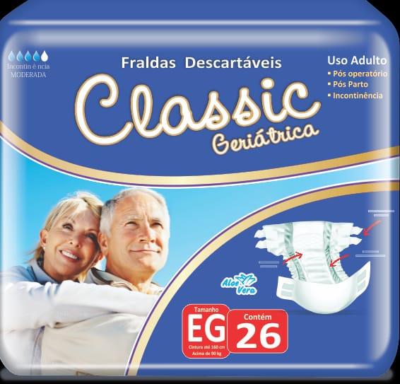 Classic Sênior Geriátrica tamanho EG